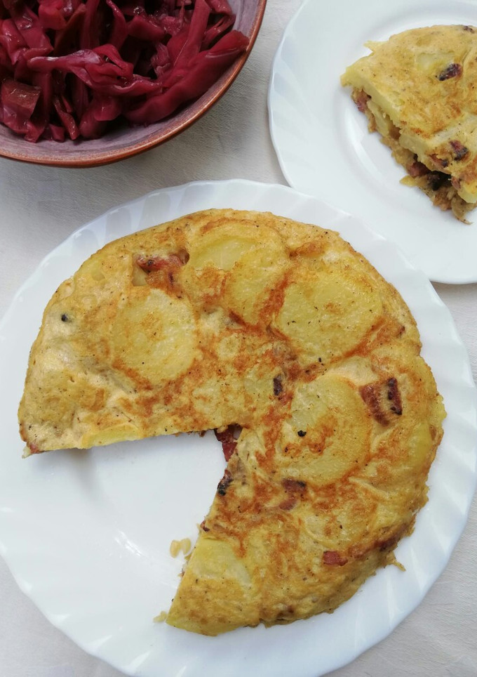 Una foto de Tortilla de patatas de aprovechamiento