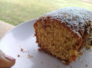 Una foto de Budín de avena y azúcar mascabo