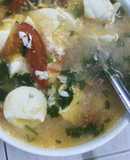 Canh cà chua trứng