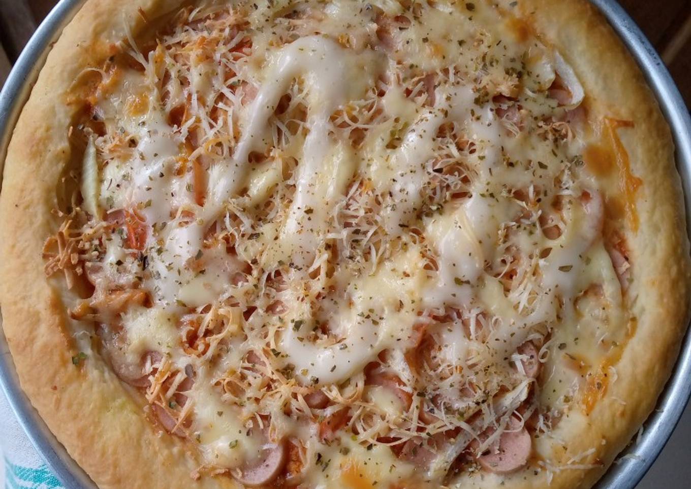 Pizza Sosis (Oven Tangkring)