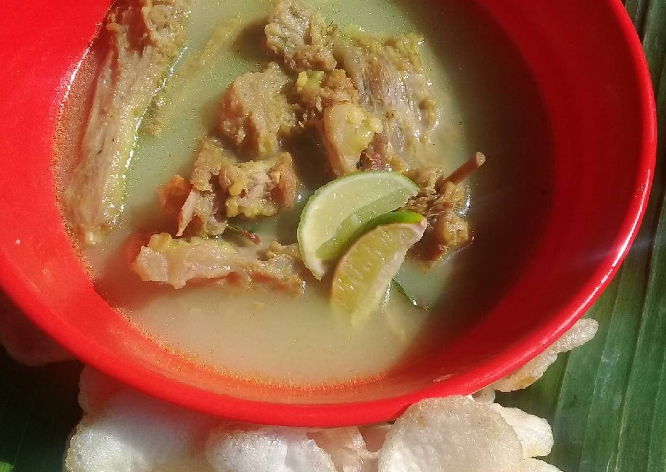 Soto kambing rempah anti prengus (bau embek)