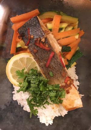 A picture of Miso Glazed Salmon.