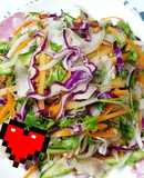 Xalad bắp cải tím trộn tai heo