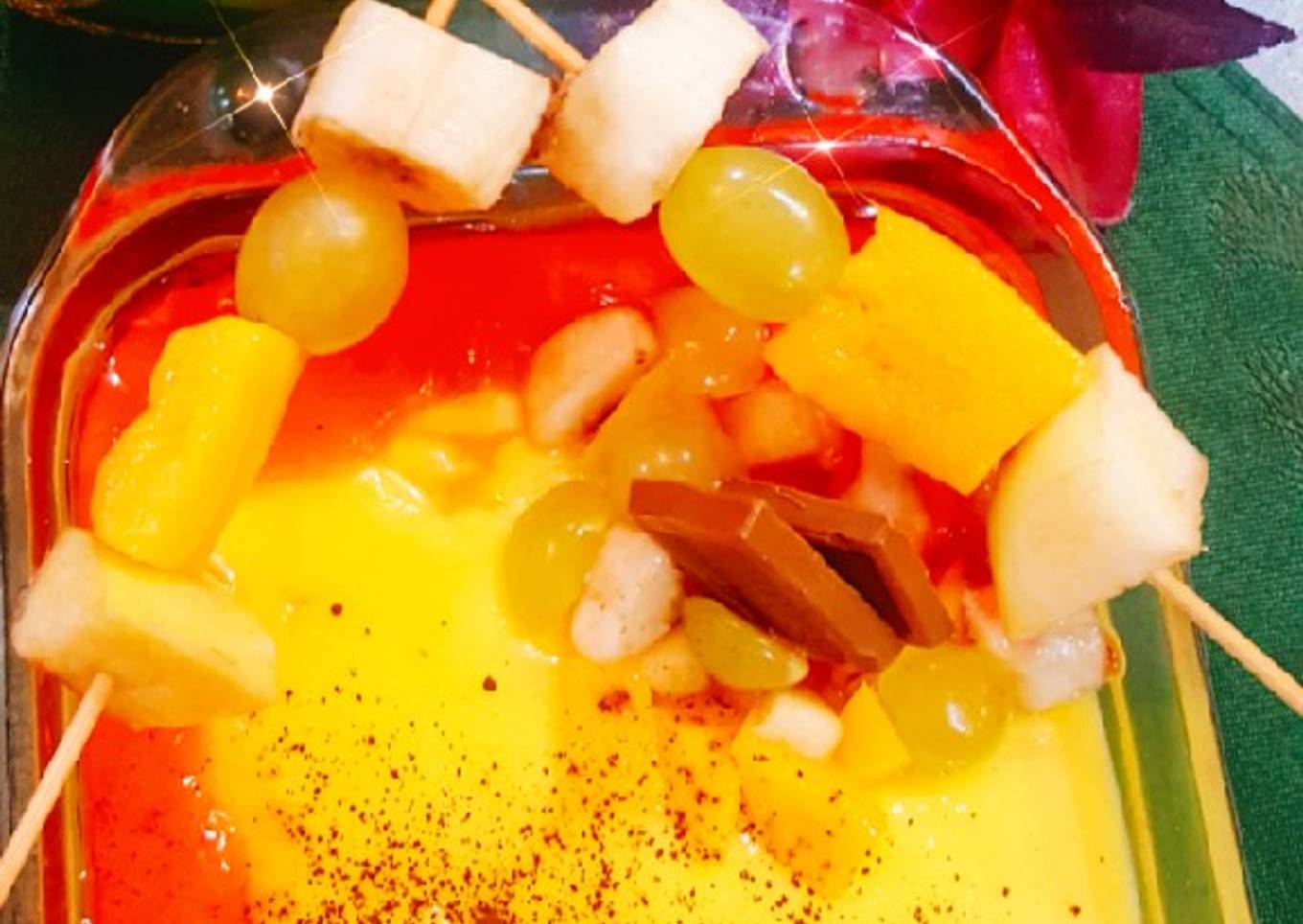 Fruit custard