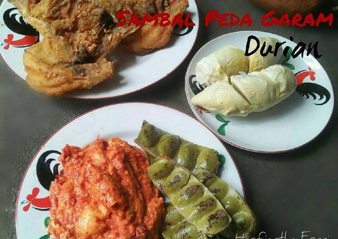 Sambal Peda Garam Durian