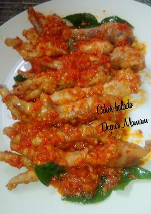 Foto resep Ceker Balado. Oleh,Indry utami @Dapur mamam.