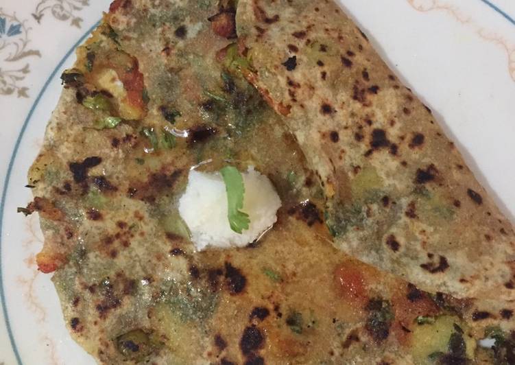 Steps to Prepare Quick Veg paratha