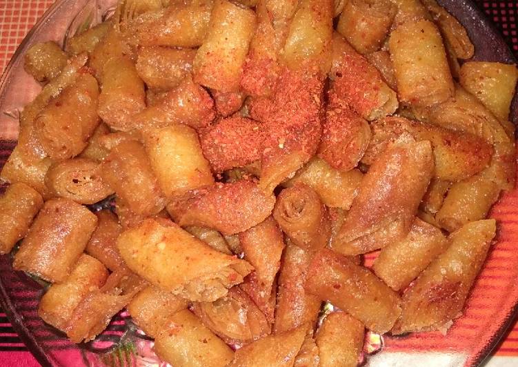 Langkah Mudah untuk Menyiapkan Kulit Lumpia Goreng Pedas Anti Gagal