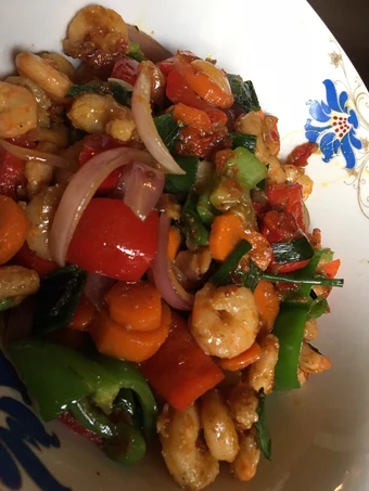 Easy Ways Prepare|Recipe} Veggies shrimp sauce the So Delicious , Really Delicious