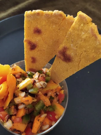 Easy Way Make Recipe Mango Salsa with Corn Sticks that is  Makes Drooling, Delicious}