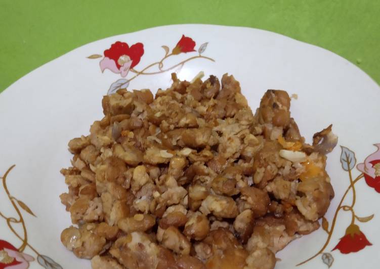 Tempe Goreng Sambal Korek versi Tumis