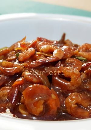 Foto resep Udang pedas manis