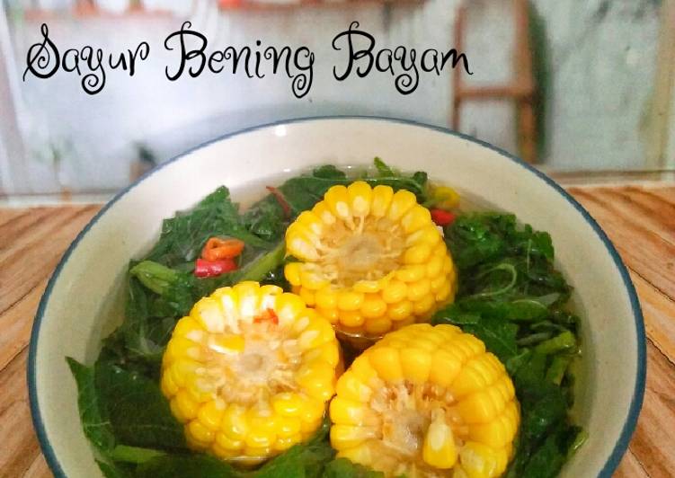 Sayur Bening Bayam ala Ratih