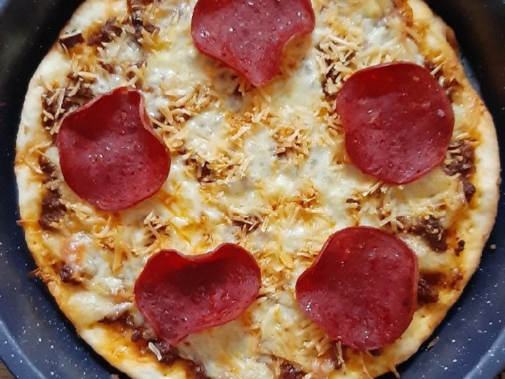 Cara Mudah Menyiapkan Resep Double Cheesy Pizza yang Bisa Manjain Lidah Anti Ribet, Lezat