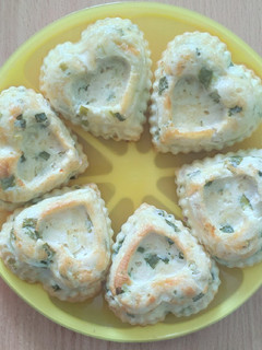 Фото Маффины с курицей и сыром.