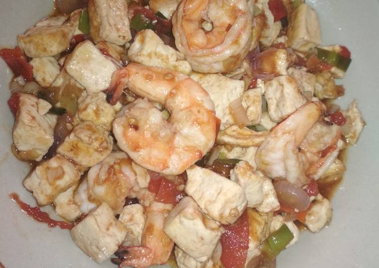 Resep Tumis udang tahu asam manis yang Bisa Manjain Lidah