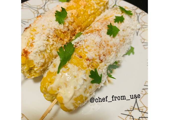 Mexican Elotes. Corn On The Cob Recipe By Chef_From_Uae. - Cookpad