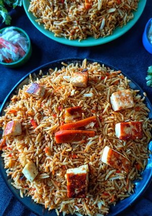 पनीर बिरयानी (paneer biryani recipe in Hindi) रेसिपी मुख्य फोटो