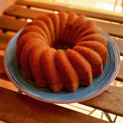 Bundt cake genovés de vainilla y nueces Receta de Toni Martín- Cookpad