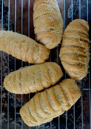 Foto resep Roti Pisang coklat keju