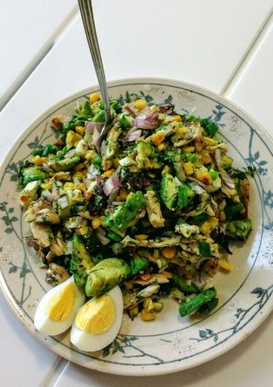 A picture of Avocado Chicken Salad.