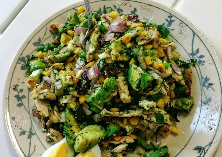 Simple Way to Prepare Homemade Avocado Chicken Salad