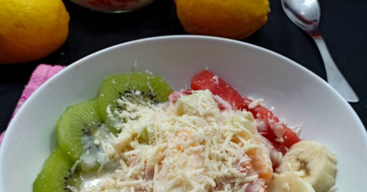 9 resep  salad  buah  ala pizza  hut  enak dan sederhana Cookpad