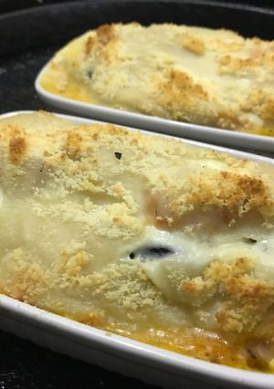 Una foto de Canelones de berenjena