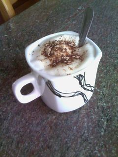 Una foto de Capuchino sin máquina