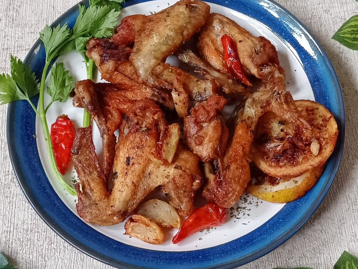 Langkah Mudah untuk Membuat Garlic Lemon Chicken Wing, Enak