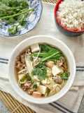 Enoki Mushroom Miso Soup