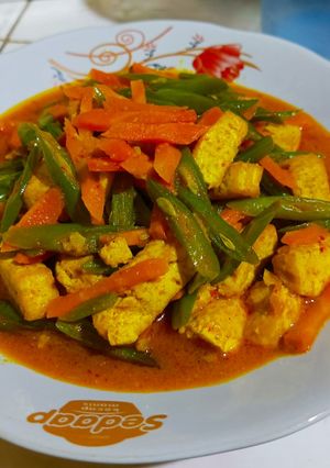 Foto resep Tumis wortel buncis tahu ala kadar