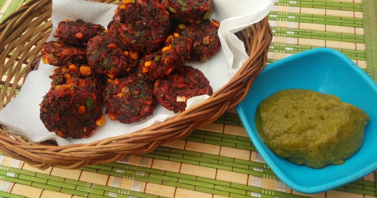 Healthy Beetroot Cutlet - Air Fried