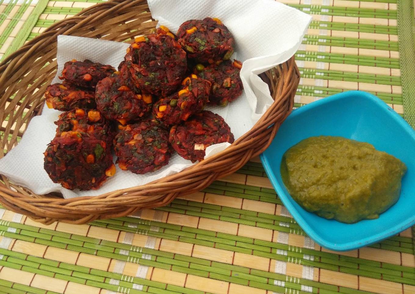 Healthy Beetroot Cutlet - Air Fried