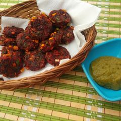 A picture of Healthy Beetroot Cutlet - Air Fried.