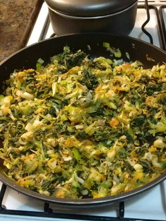 Una foto de Tarta mix de verduras