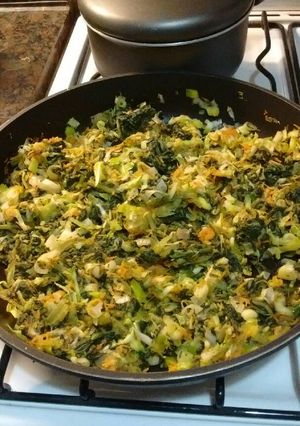Una foto de Tarta mix de verduras