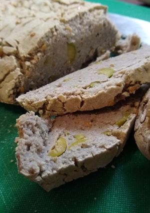 A picture of Olive, Rosemary & Flaxseed Buckwheat Bread.