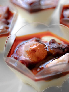 Una foto de Emulsión de patata y pulpo