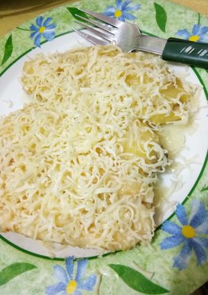 Foto resep Pisang Bakar keju susu