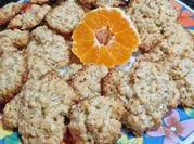 Una foto de avena y mandarina