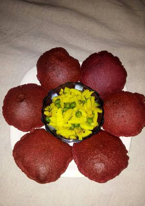 बीटरूट पूड़ी (Beetroot pudi recipe in hindi) रेसिपी मुख्य फोटो
