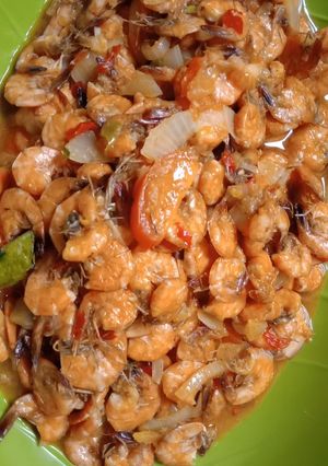 Foto resep 84.Udang Saus Padang