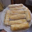 Roti isi pisang coklat