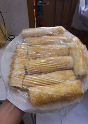 Foto resep Roti isi pisang coklat