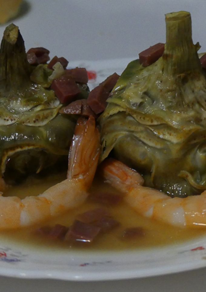 Una foto de Alcachofas empollonas