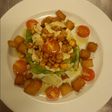 Ensalada tejana con vinagreta de miel y mostaza