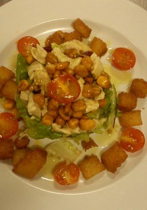 Foto principal de Ensalada tejana con vinagreta de miel y mostaza