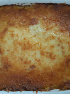 Una foto de Lasaña de berenjena y calabacín con bechamel de coliflor