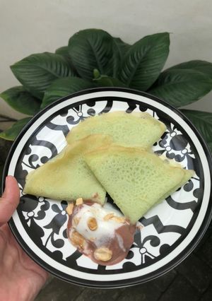 Foto resep MPASI Soft Crepes (Dadar Gulung Manis Pandan)